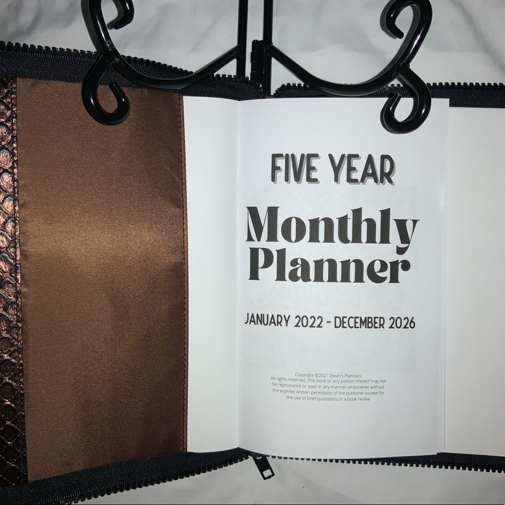 Brahmin Journal with a Zipper. Bronze Java - Picture 4 of 8